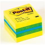 3M Samolepiaci bloček kocka Post-it 51x51 mini mix farieb