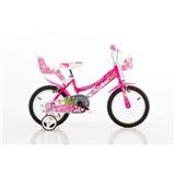 DINO BIKES - Detský bicykel 146R so sedačkou pre bábiku a košíkom - 14