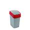 CURVER - Odpadkový kôš Flipbin 50l, strieborno-červená