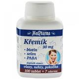MEDPHARMA SK MEDPHARMA Kremík 30 mg + Biotín + Selén + PABA - 107 tabliet