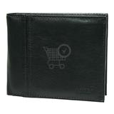 LAGEN pánská čierna kožená peňaženka black pw-521-1
