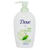 DOVE Go Fresh, skrášľujúce telové tekuté mydlo s uhorkou a zeleným čajom - náhradná náplň 500 ml