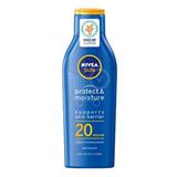 NIVEA Hydratačné mlieko na opaľovanie SPF 20 Sun (Protect & Moisture Lotion) 200 ml