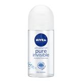 NIVEA Deodorant Pure Invisible, guľôčkový antiperspirant so 48 hodinovou ochranou 50 ml