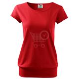 ADLER City dámske tričko 12007 červená S