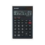 SHARP Kalkulačka Sharp, EL125TWH, čierno-biela, stolná, dvanásťmiestna