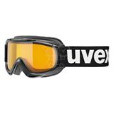 UVEX Dětské lyžařské brýle Slider - black/lasergold lite uni