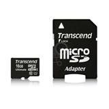 Pamäťová karta TRANSCEND 16 GB UHS-I U1 (90 MB/s) plus adapter