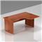 DN Kancelársky rohový stôl pravý Expres, drevená podnož, 140x70 / 100x76 cm BKA18 03