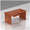 DN Kancelársky rohový stôl ľavý Expres, drevená podnož, 140x70 / 100x76 cm BKA19 03
