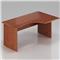 DN Kancelársky rohový stôl pravý Expres, drevená podnož, 160x70 / 100x76 cm BKA20 03