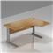 DN Kancelársky stôl rohový pravý Expres, kovová podnož, 140x70 / 100x76 cm BPR18 11