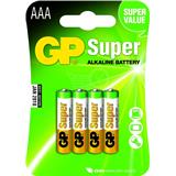 GP BATERIE GP - Super Alkalická AAA, microtužková batéria, blister 4ks