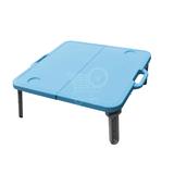 Záhradný stôl RULYT MINI skladací stolík k lehátku, modrý