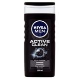 Sprchový gél NIVEA Men Active Clean Shower Gel Kozmetika 500 ml M Na tělo, tvář a vlasy