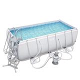 BESTWAY bazén Power Steel 4,12 x 2,01 x 1,22 m - 56457