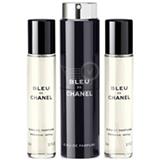 CHANEL Bleu de Chanel 3x20 ml parfumovaná voda Twist and Spray pre mužov miniatura