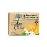 LE PETIT OLIVIER Extra jemné mydlo Pomarančový kvet Mild Soap Bars 2 x 100 g