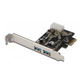 DIGITUS USB 3.0 PCI Express Add-on karta DIGITUS, 2-porty DS-30220-4