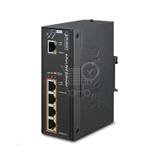 PLANET IPOE-E174 PoE extender switch, IEEE802.3at, 4 1x 1000Base-T, DIN, IP30, 60W
