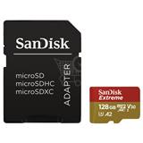 Pamäťová karta SANDISK MicroSDXC 128 GB Extreme A2 UHS-I V30 U3 plus SD adaptér SDSQXA1-128G-GN6MA