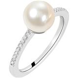 MORELLATO Strieborný prsteň s perlou Perla SANH070 54 mm