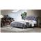 KONDELA Manželská posteľ, sivá, 180x200, GIOVANA