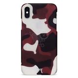 ARTWIZZ kryt Camouflage Clip pre iPhone XS Max - Red