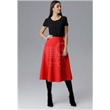Dámska sukňa FIGL Červená vzdušná sukňa M628 Red Veľkosť: XL