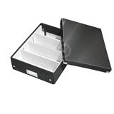 Archivačný systém LEITZ Stredná organizačná škatuľa Click & Store veľkosť M čierna