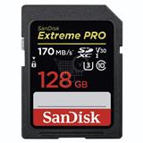 Pamäťová karta SANDISK Extreme PRO SDXC 128 GB 170 MB/s C10 V30 SDSDXXY-128G-GN4IN