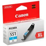 CANON originální ink CLI551C XL, cyan, 11 ml, 6444B001, high capacity, PIXMA iP7250,