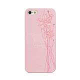 SWAROVSKI kryt Lotus pre iPhone 5/5S - Pink