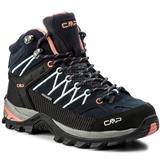 CMP Trekingová obuv - Rigel Mid Wmn Trekking Shoes Wp 3Q12946 B. Blue/Giada/Peach 92AD 36