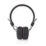 NEDIS HPBT1100BK - Bezdrátová Sluchátka Bluetooth On-ear Skládací Černá barva
