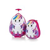 HEYS Travel Tots Kids dětská sada - cestovní kufr 46 cm a batoh 33 Unicorn