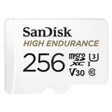Pamäťová karta SANDISK Micro SDXC High Endurance 256 GB 100 MB/s UHS-I U3 plus SD adaptér SDSQQNR-256G-GN6IA