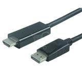 PREMIUMCORD DisplayPort na HDMI kabel, M/M, 5 m