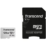 Pamäťová karta TRANSCEND microSDXC 128 GB, 300S, UHS-I, U1 plus adaptér TS128GUSD300S-A