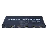 PREMIUMCORD HDMI splitter 1-4 porty, kovové pouzdro, 4K, FULL HD, 3D khsplit4b