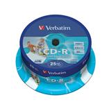 VERBATIM CD-R 700 MB 52x DLP cakebox 25ks (43439)