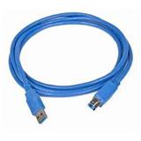 GEMBIRD Kabel USB 3.0 A-B propojovací 1,8m modrý CCP-USB3-AMBM-6