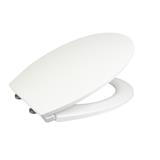 MEREO Samozavírací WC sedátko slim, duroplast, bílé, s odnímatelnými panty CLICK CSS114S