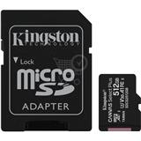 Pamäťová karta KINGSTON Micro SDXC Canvas Select Plus 100R 512 GB 100 MB/s UHS-I adaptér SDCS2/512 GB