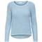 ONLY Dámsky sveter ONLGEENA XO L / S Pullover KNT Noosa Cashmere Blue Veľkosť XS