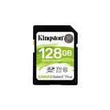 Pamäťová karta KINGSTON 128 GB .SDXC karta Kingston Canvas Select Plus SD Class 10 UHS-I r100MB/s, w100MB/s