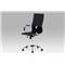AUTRONIC kancelárska stolička,čierna ekokoža, hojdací mech, kríž chróm