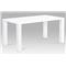 AUTRONIC jedálenský stôl 160x90x76 cm, vysoký lesk biely