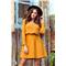 NUMOCO Dámske šaty 283-1 Nancy, žlto-oranžová, XL