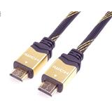 PREMIUMCORD HDMI 2.0 High Speed plus Ethernet prepojovací kábel HQ, pozlátené konektory, 0,5 m KPHDM2Q05